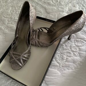 Adrianna Papell Metallic Heels